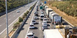 Congestion on Road 6, Israel Picture by Shlomi Yossef צילום: שלומי יוסף Reproduced from https://www.globes.co.il/news/article.aspx?did=1001449683